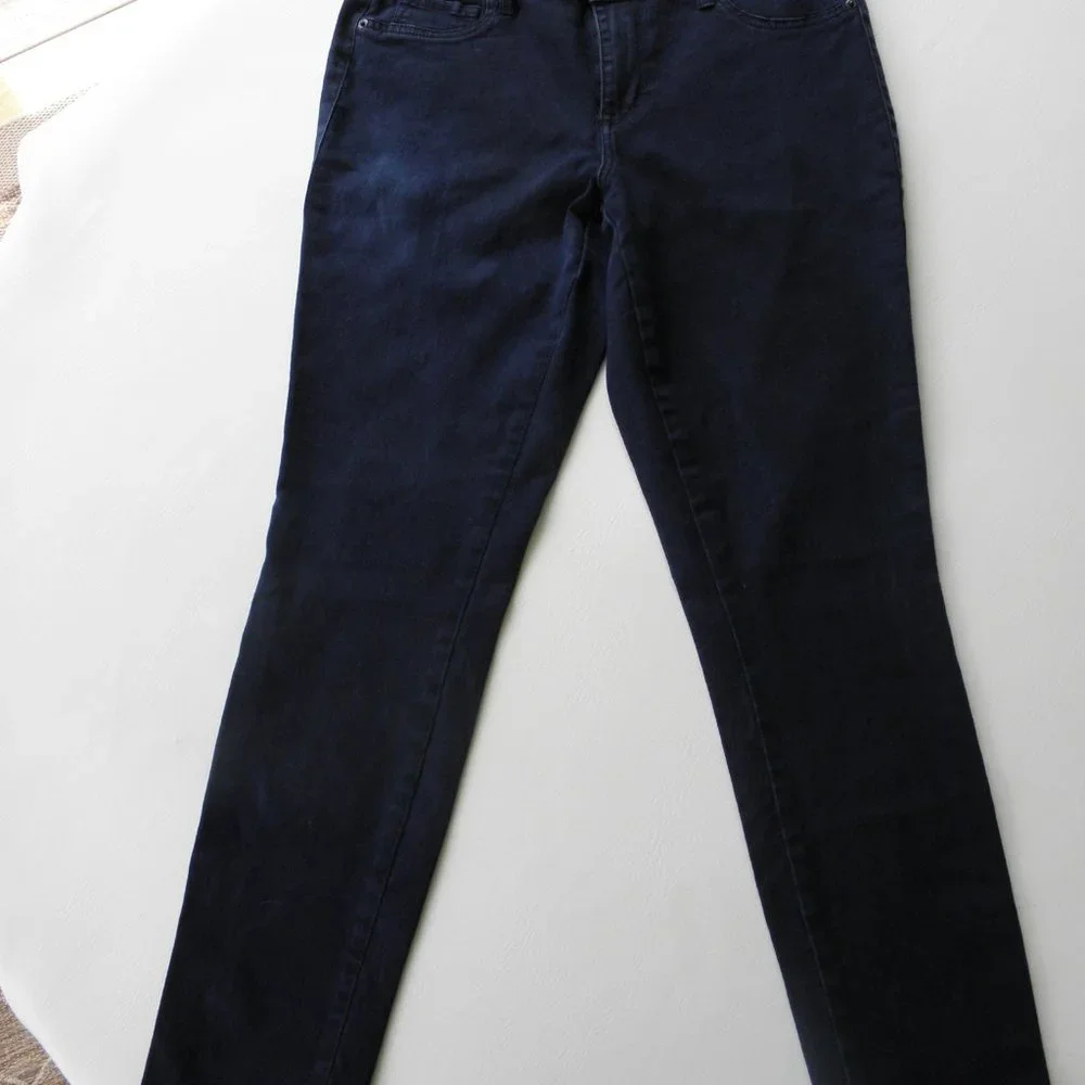 Roz & Ali Jeans, Navy Blue, Sz 12 - Picture 2 of 6